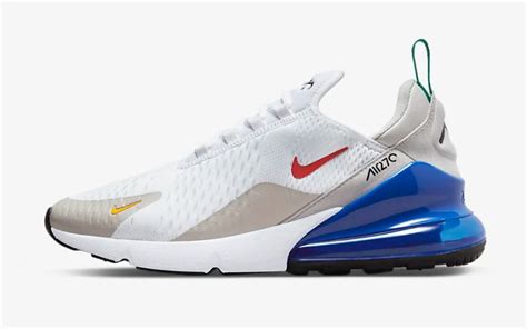 nike air max 270 heren-wit-blauw